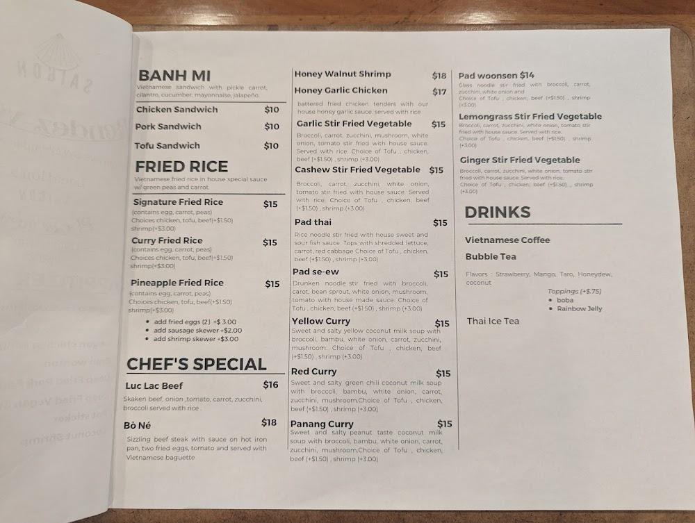 Pho Na ( Saigon Rendezvous) Menu image 3