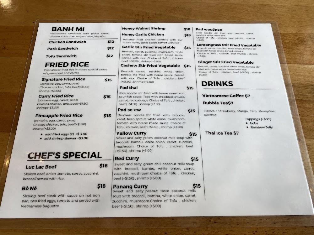 Pho Na ( Saigon Rendezvous) Menu image 4